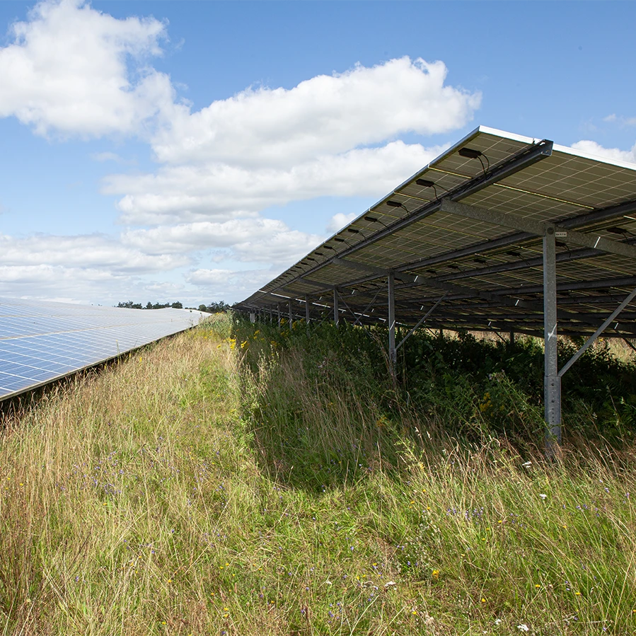Gestellpfosten der Solarmodul-Unterkonstruktion